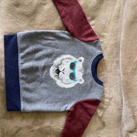 12 mos Tiger Crew Neck - Picture 1 of 2